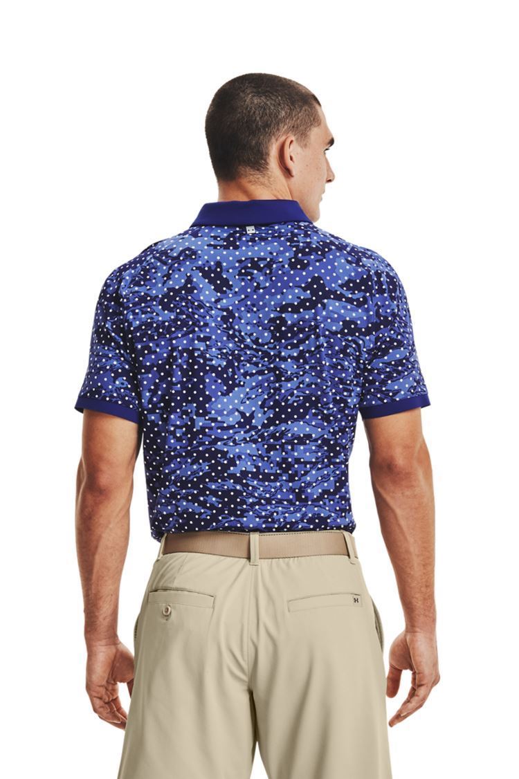Picture of Under Armour Men's UA Iso-Chill Penta Dot Polo Shirt - Regal 415