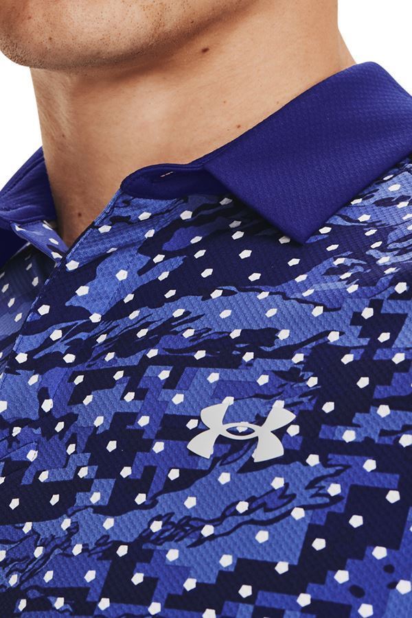 Picture of Under Armour Men's UA Iso-Chill Penta Dot Polo Shirt - Regal 415