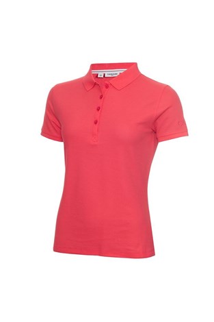 Show details for Calvin Klein Ladies Performance Pique Polo Shirt - Jete -Small Only