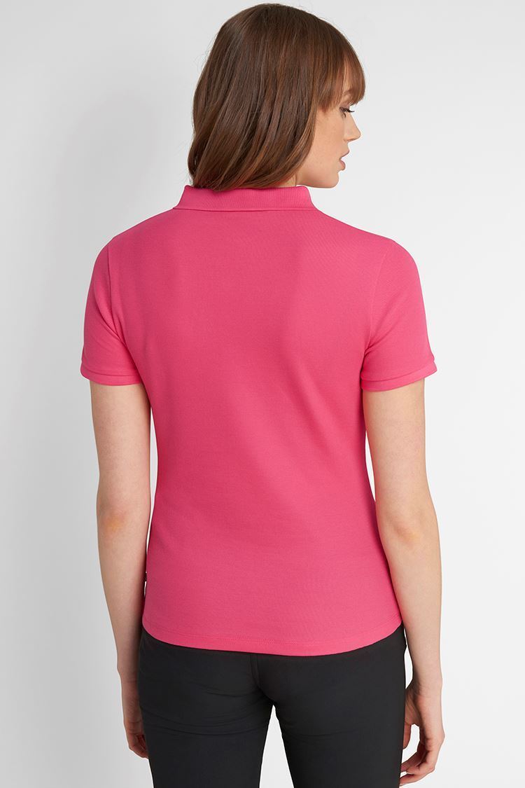 Picture of Calvin Klein Ladies Performance Pique Polo Shirt - Jete -Small Only