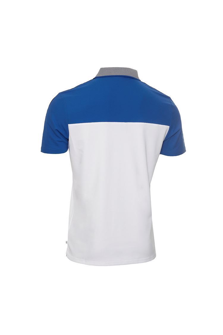 Picture of Calvin Klein Men's Trevino Polo Shirt - White / Nautical Blue - Medium Only