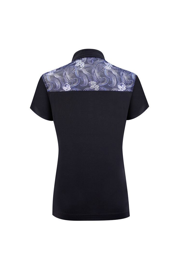 Picture of Daily Sports Ladies Sigrid Short Sleeve Polo Shirt - Navy
