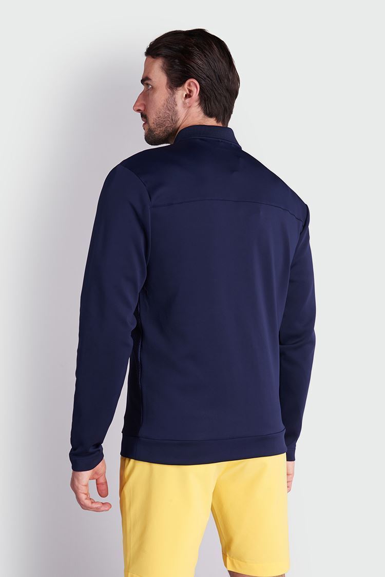 Picture of Calvin Klein zns Men's Braid Half Zip Sweater - Navy - XXL Only