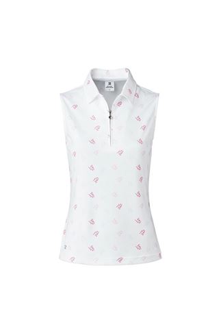 Picture of Daily Sports zns Ladies Veronica Sleeveless Polo Shirt - White