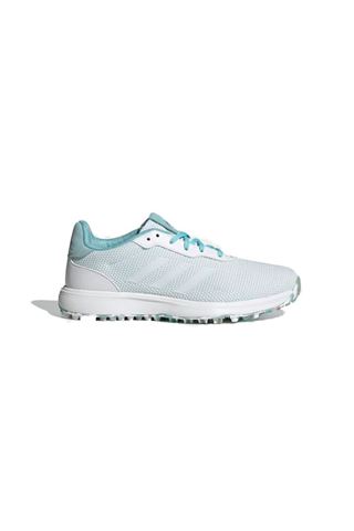 Picture of adidas zns Women's S2G Spikeless Golf Shoes - Hazy Sky / Cloud White / Grey Two