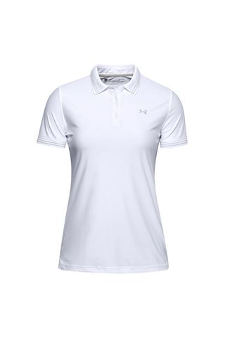 Picture of Under Armour zns Women's UA Zinger Pique Polo Shirt - White 100