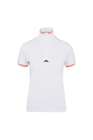 Picture of J Lindeberg zns Ladies Minna Polo Shirt - White