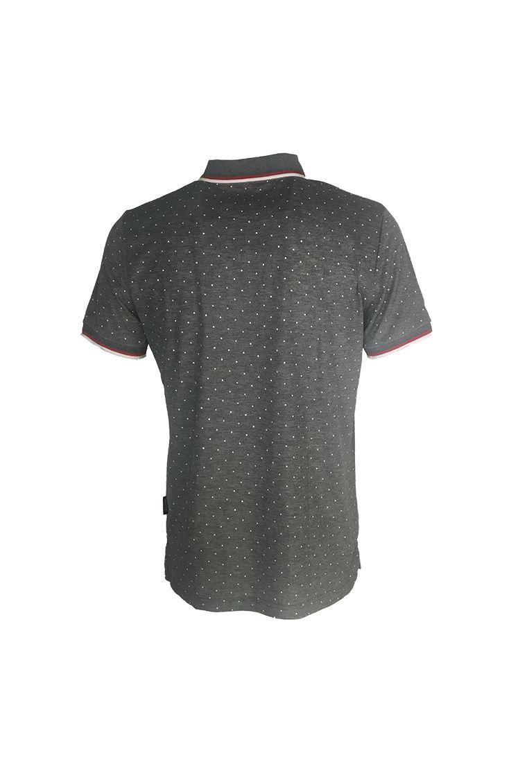 Picture of Abacus Men's Hamilton Polo Shirt - Dark Grey Melange