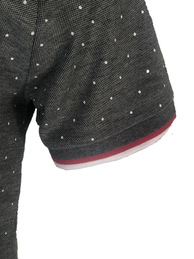 Picture of Abacus Men's Hamilton Polo Shirt - Dark Grey Melange