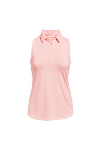 Picture of Under Armour zns Women's UA Zinger Sleeveless Polo Shirt - Salmon 658