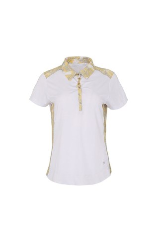 Picture of Swing out Sister zns Ladies Calypso Hybrid Cap Sleeve Polo Shirt - Animal