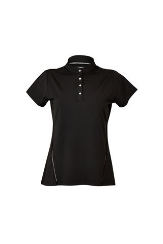 Picture of Swing out Sister zns Ladies Viola Ladder Cap Sleeve Top - Black