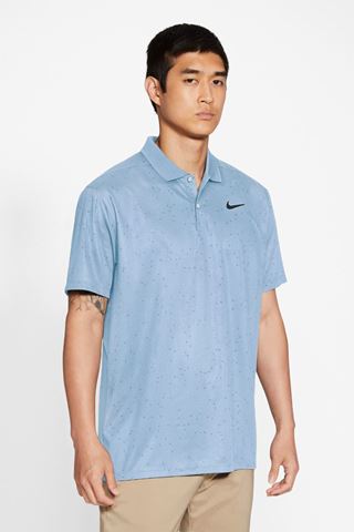 Picture of Nike Golf zns Men's Dri-Fit Victory Print Polo Shirt - Hydrogen Blue 407