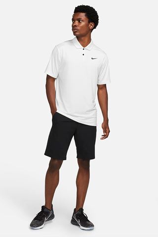 Picture of Nike Golf zns Men's Dri - Fit Vapor Stripe Print Polo Shirt - White / Grey 025