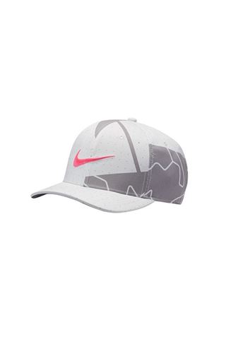 Picture of Nike Golf zns  Men's Aerobill Classic 99 Golf Cap - Photon Dust / Hyper Pink 025