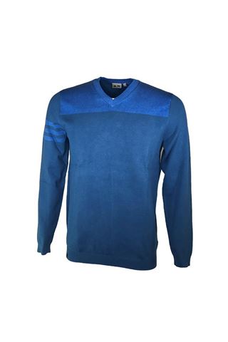 Picture of adidas zns Men's 3 Stripe V Neck Sweater - Core Blue