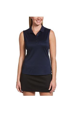 Picture of Callaway Ladies Sleeveless Knit Polo Shirt - Peacoat