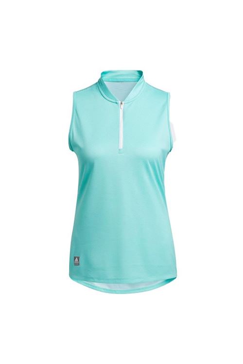 adidas Women s Equipment Sleeveless Polo Shirt Acid Mint GS2314