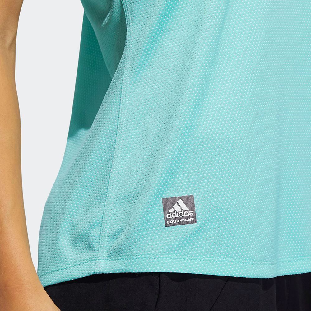 Picture of adidas Women's  Equipment Sleeveless Polo Shirt - Acid Mint