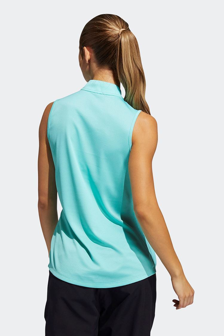 Picture of adidas Women's  Equipment Sleeveless Polo Shirt - Acid Mint