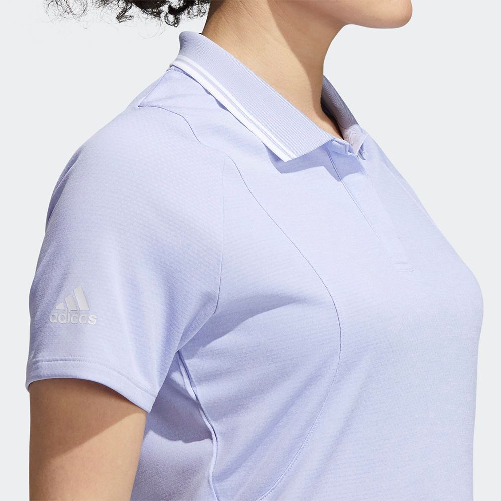 Picture of adidas ZNS Women's Heat RDY Short Sleeve Polo Shirt - Violet Tone