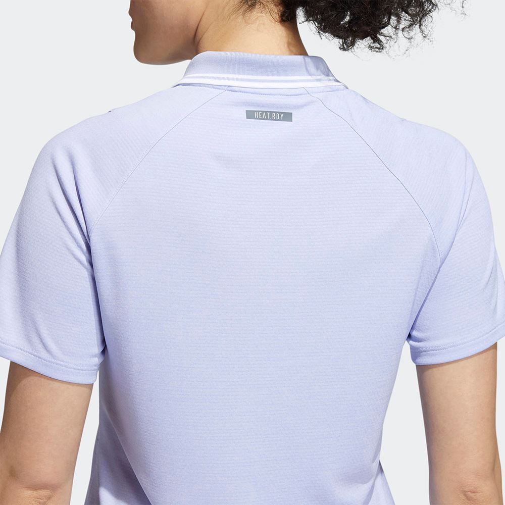 Picture of adidas ZNS Women's Heat RDY Short Sleeve Polo Shirt - Violet Tone