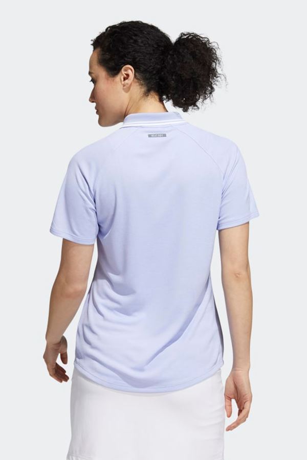 Picture of adidas ZNS Women's Heat RDY Short Sleeve Polo Shirt - Violet Tone
