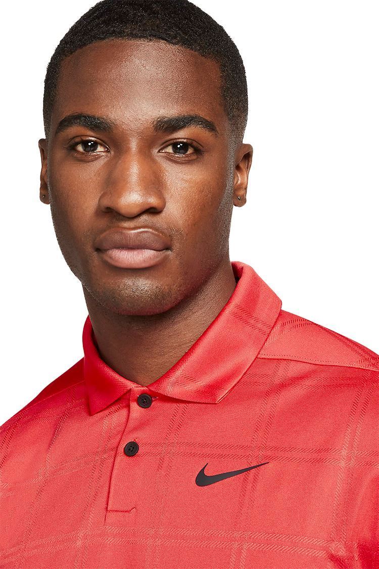 Nike Golf Men's Dri - Fit Vapor Texture Polo Shirt - Track Red 631 - DA2969