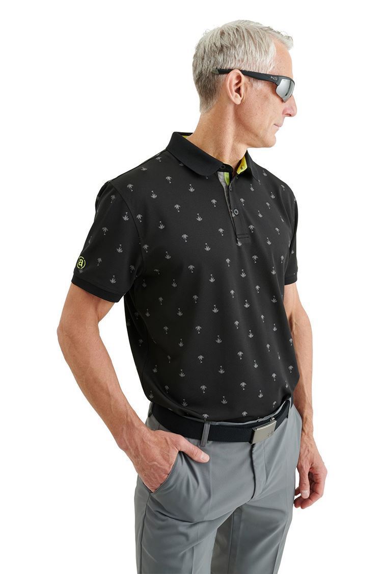 Picture of Abacus Men's Hankley Polo Shirt - Black 600