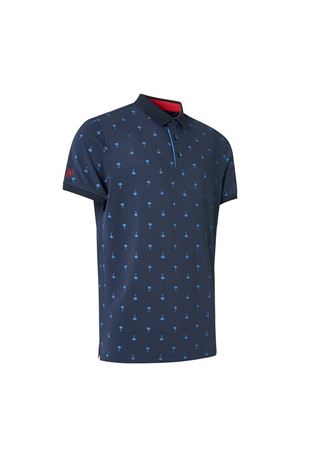 Show details for Abacus Men's Hankley Polo Shirt - Navy 300
