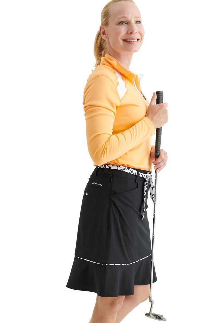 Picture of Abacus Ladies Eden Skort - 50cm - Black 600 - UK10 ONLY