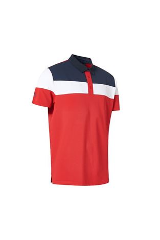 Show details for Abacus Men's Berrow Polo Shirt - Red 400