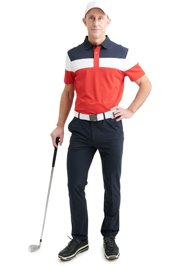 Picture of Abacus Men's Berrow Polo Shirt - Red 400