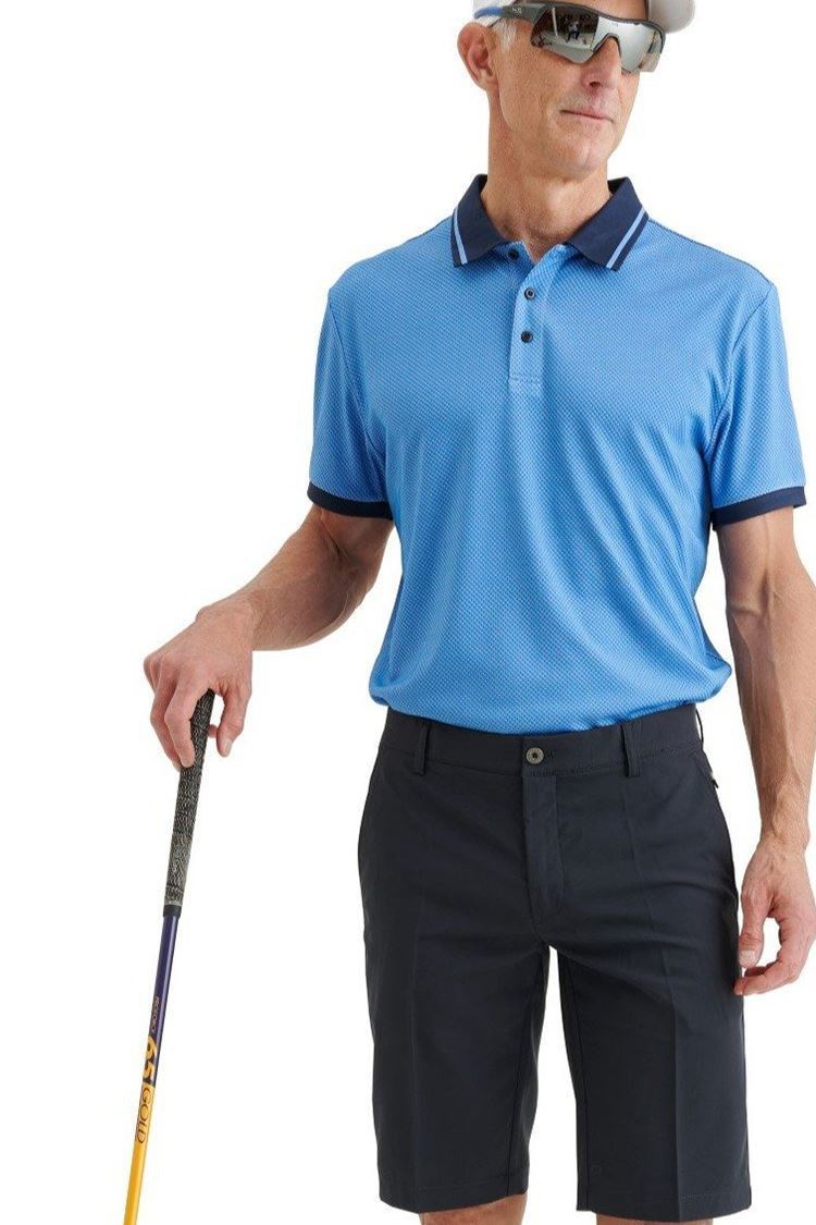 Picture of Abacus Men's Rye Drycool Polo Shirt - True blue 314