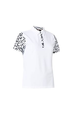 Show details for Abacus Ladies Anne Polo Shirt - Black / White 620