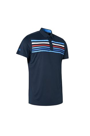 Show details for Abacus Men's Louth Polo Shirt - Navy 300