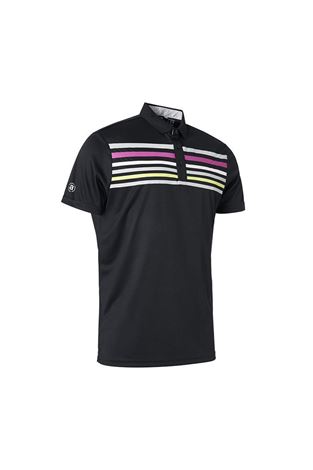 Show details for Abacus Men's Louth Polo Shirt - Black 600
