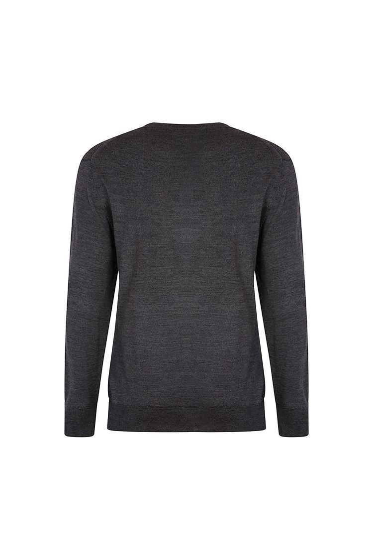 Picture of Greg Norman Men's Fine Merino V Neck Pullover - Grey