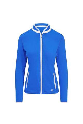 Picture of Pure Golf Ladies Mist Plain Midlayer Jacket - Royal Blue