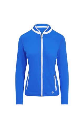Picture of Pure Golf zns Ladies Mist Plain Midlayer Jacket - Royal Blue XS only