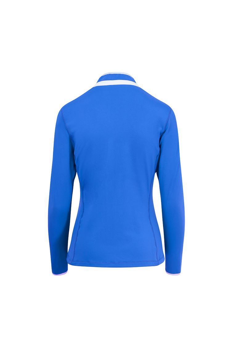 Picture of Pure Golf zns Ladies Mist Plain Midlayer Jacket - Royal Blue XS only