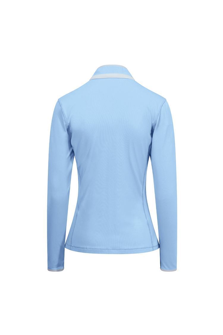 Picture of Pure Golf zns Ladies Mist Plain Midlayer Jacket - Pale Blue XS Only