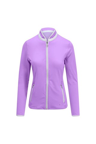 Picture of Pure Golf zns Ladies Mist Plain Midlayer Jacket - Lilac Medium Only