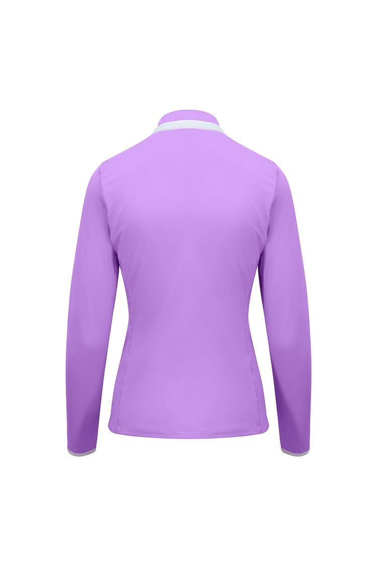 Picture of Pure Golf zns Ladies Mist Plain Midlayer Jacket - Lilac Medium Only