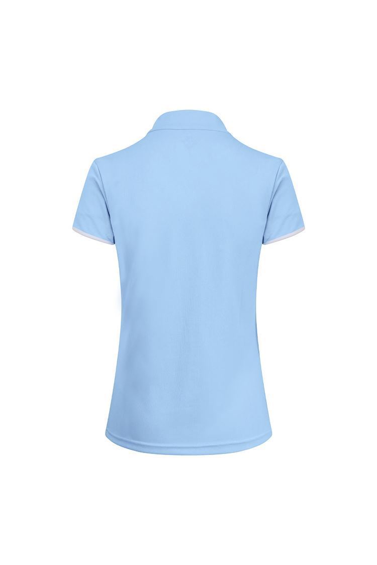 Picture of Pure Golf Ladies Bloom Cap Sleeve Polo Shirt - Pale Blue