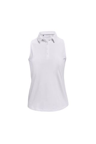 Picture of Under Armour Women's UA Zinger Sleeveless Polo Shirt - White 101