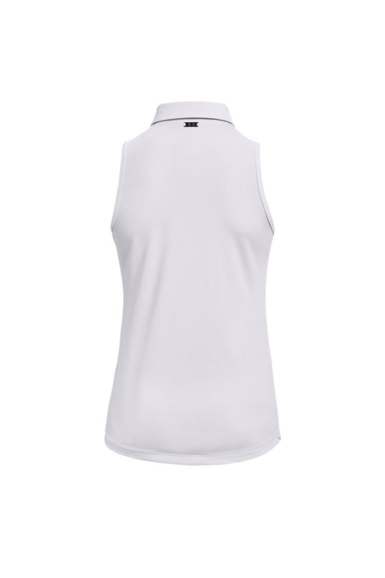 Picture of Under Armour Women's UA Zinger Sleeveless Polo Shirt - White 101