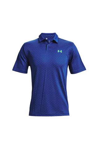 Picture of Under Armour zns Men's UA Performance Printed Polo Shirt - Blue 400