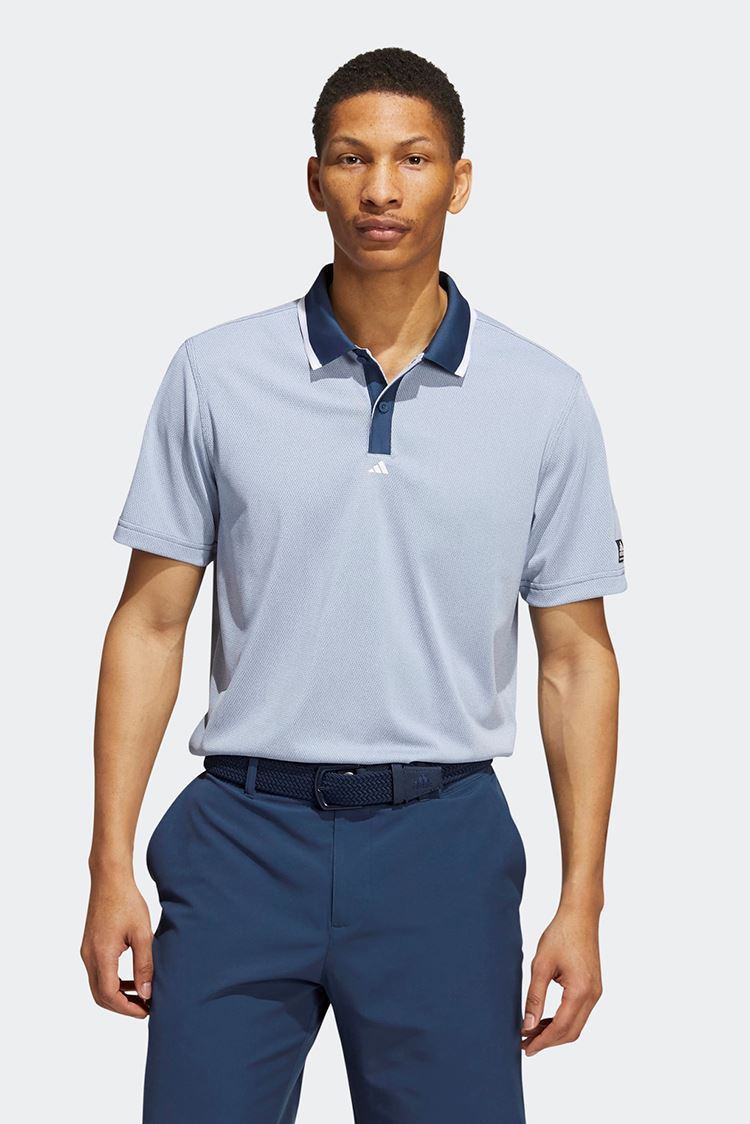 Picture of adidas zns Men's Equipment Primegreen Polo Shirt - Crew Navy Melange