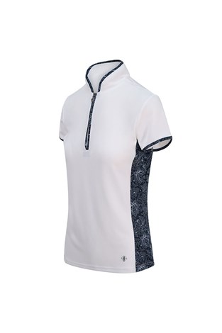 Show details for Pure Golf Ladies Bliss Cap Sleeve Polo Shirt - Navy - XS Only